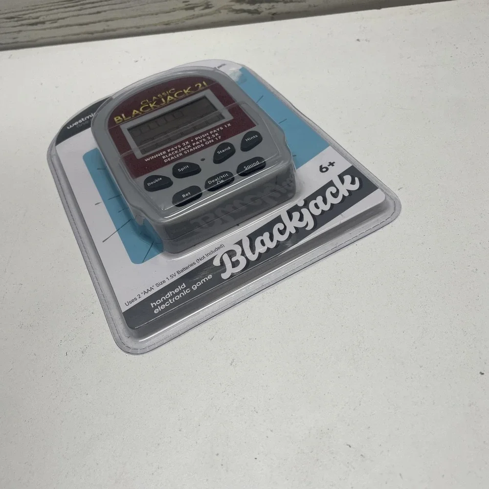 Westminster Handheld Classic Blackjack 21 Mini Pocket Arcade. NIB